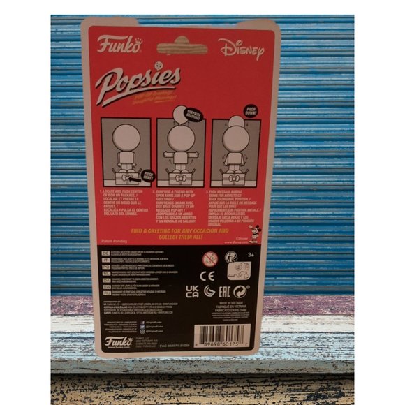 Mickey Mouse Popsies Vinyl Figurine Funko Walt Disney Collectible - Picture 4 of 5